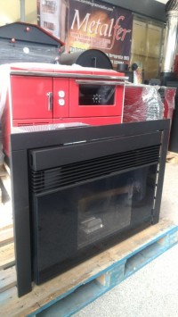 Inserto  pellet aria 12 kw